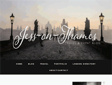 Tablet Screenshot of jessonthames.com